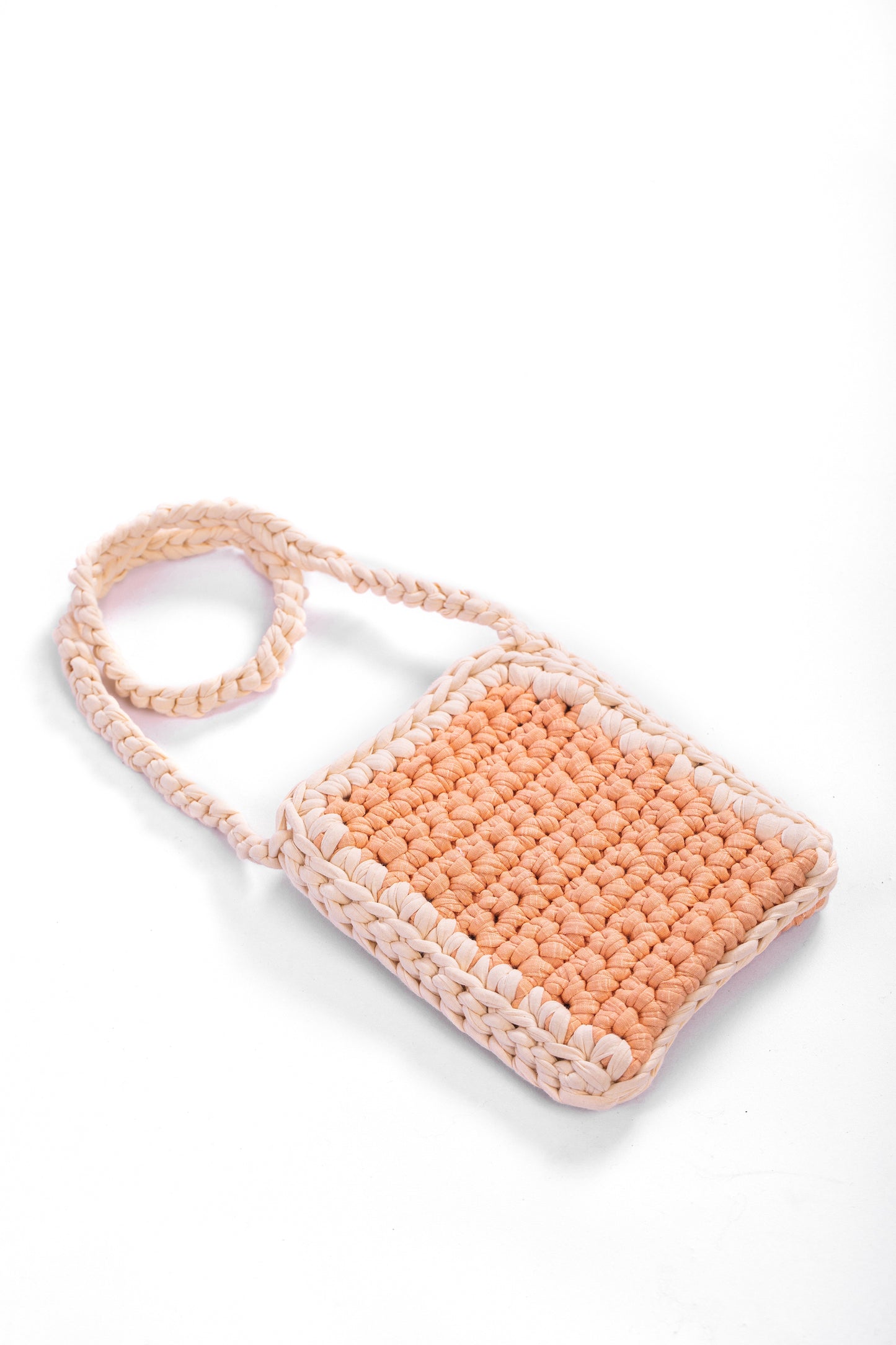 Coral Mini Crochet Bag