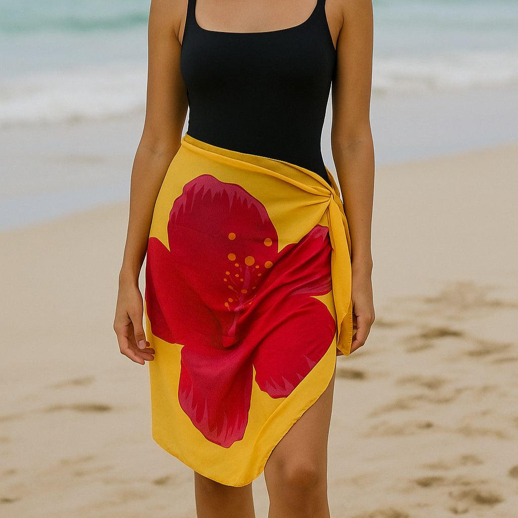 Tahiti Chiffon Beach Coverup