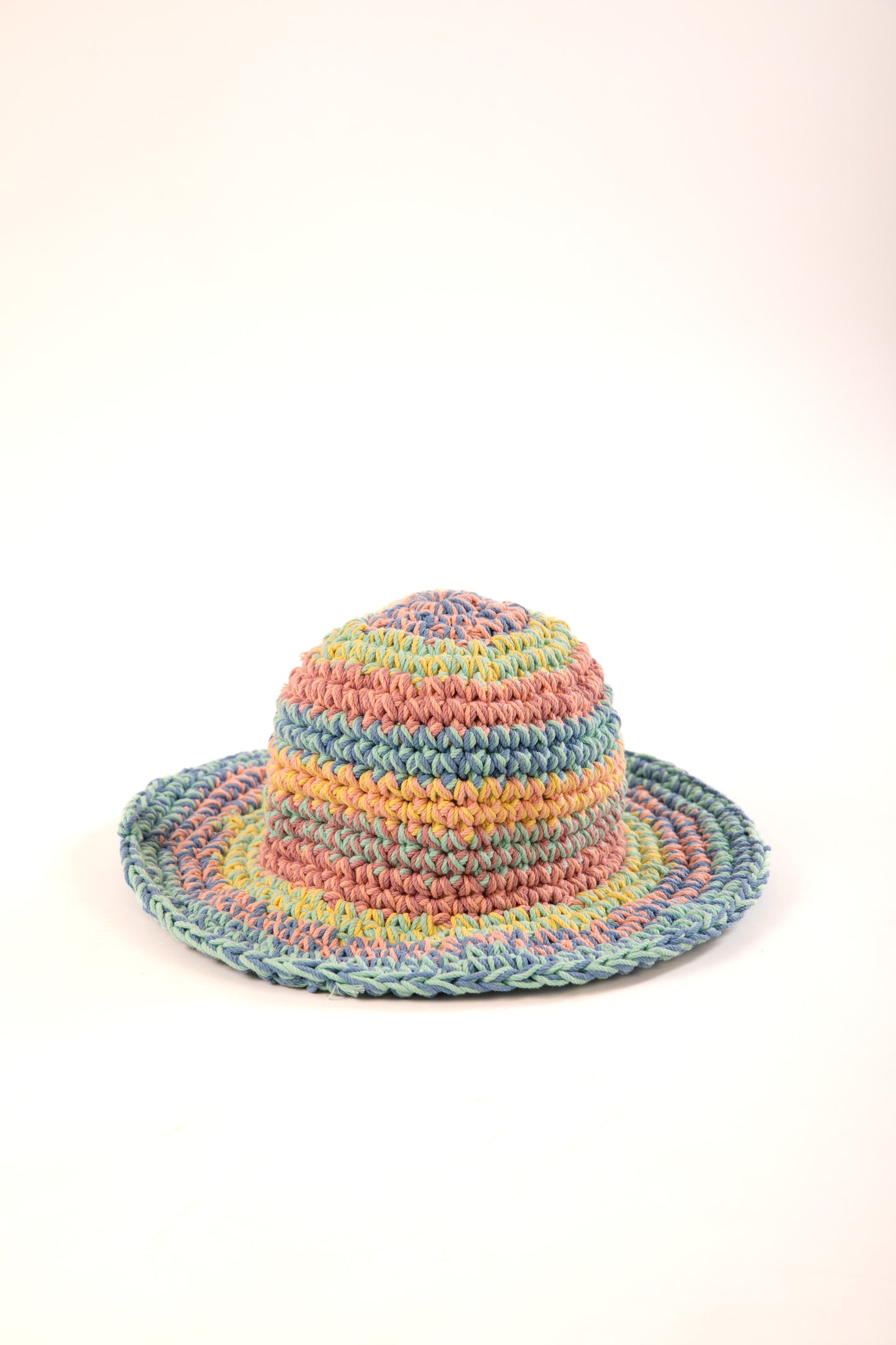 The Crochet Colorful Bucket Hat