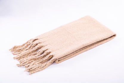 Beige Wool Scarf