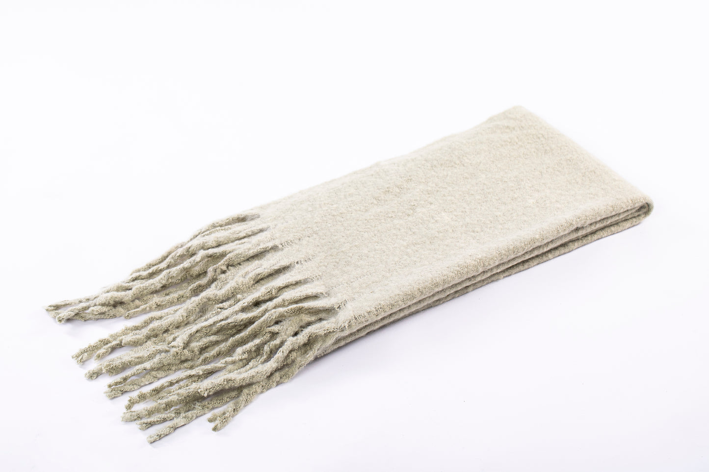 Olive Wool Scarf