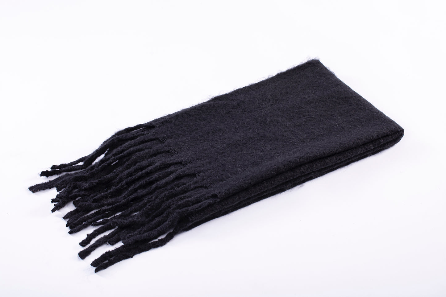 Black Wool Scarf