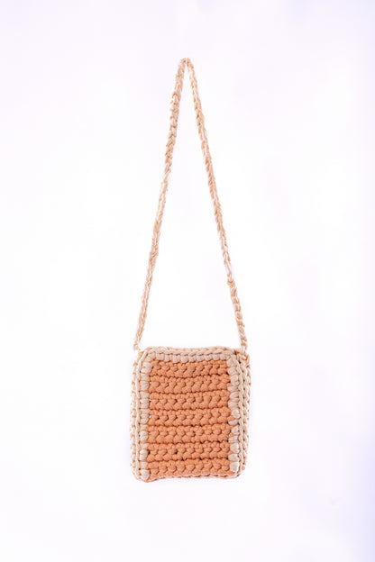 Coral Mini Crochet Bag
