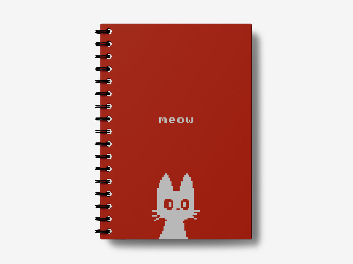 Red Kitty Notebook