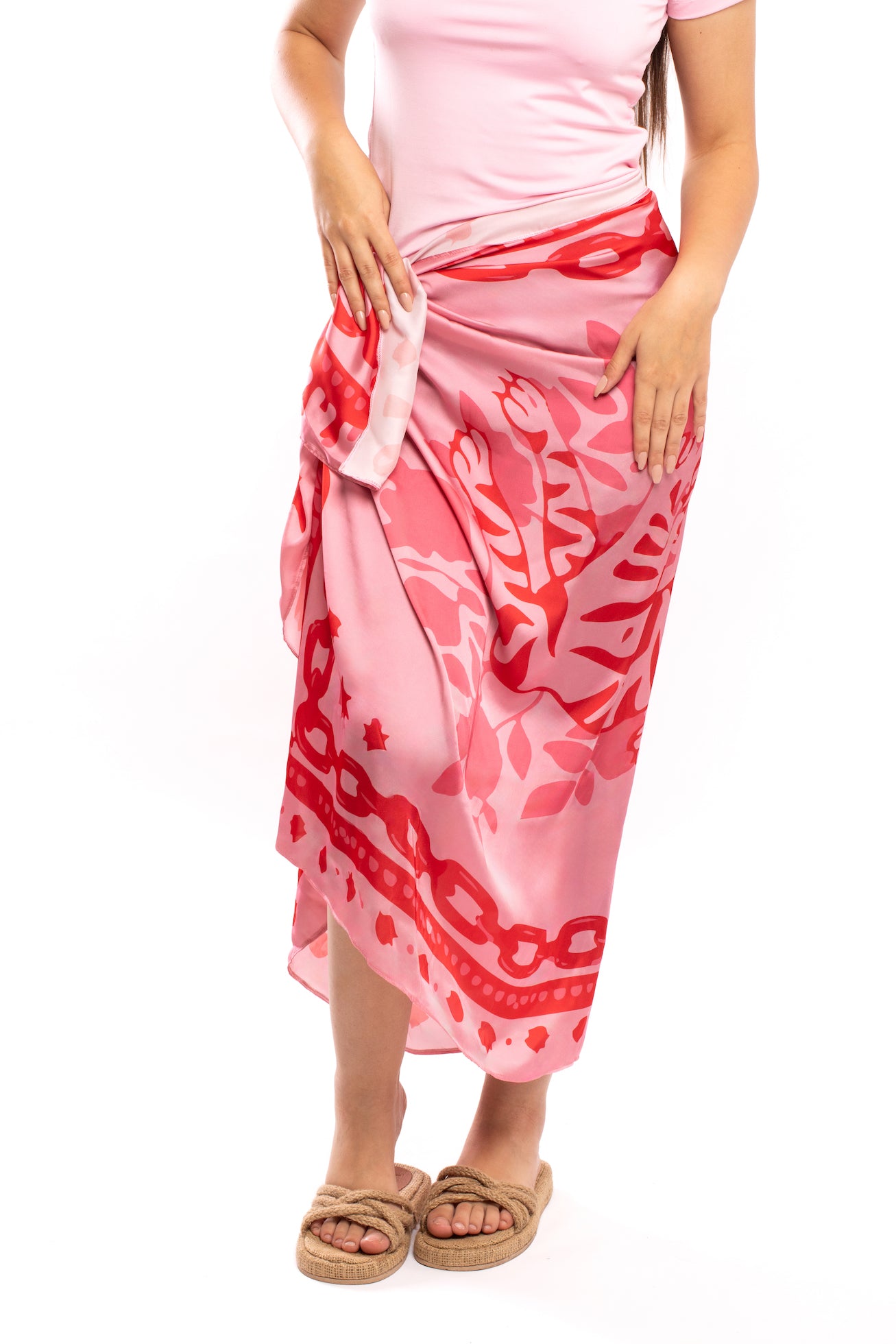 The Pink Tiger Satin Cover up