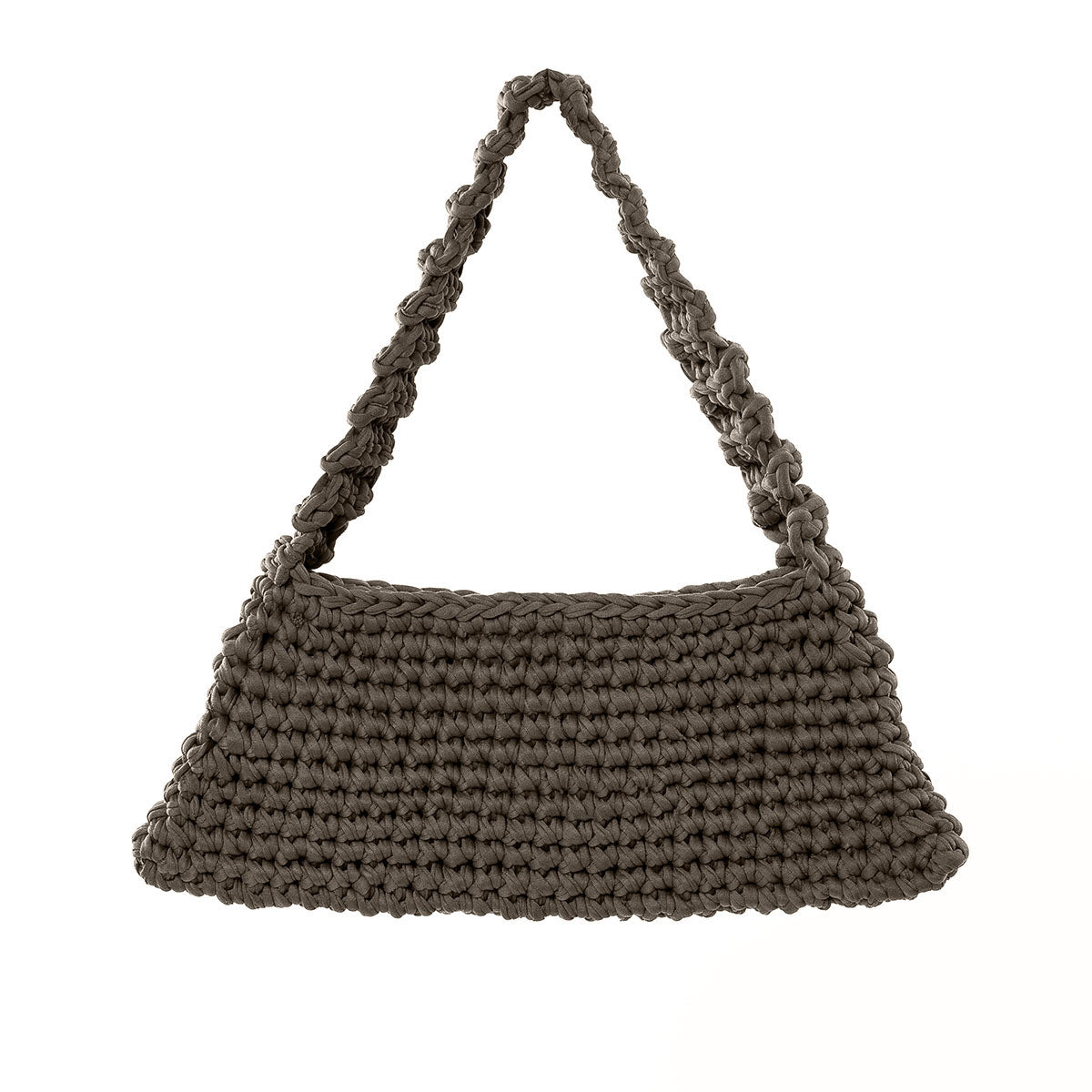 Dark Olive Crochet Bag